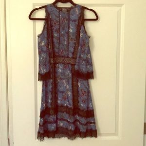 Alice + Olivia cold shoulder dress